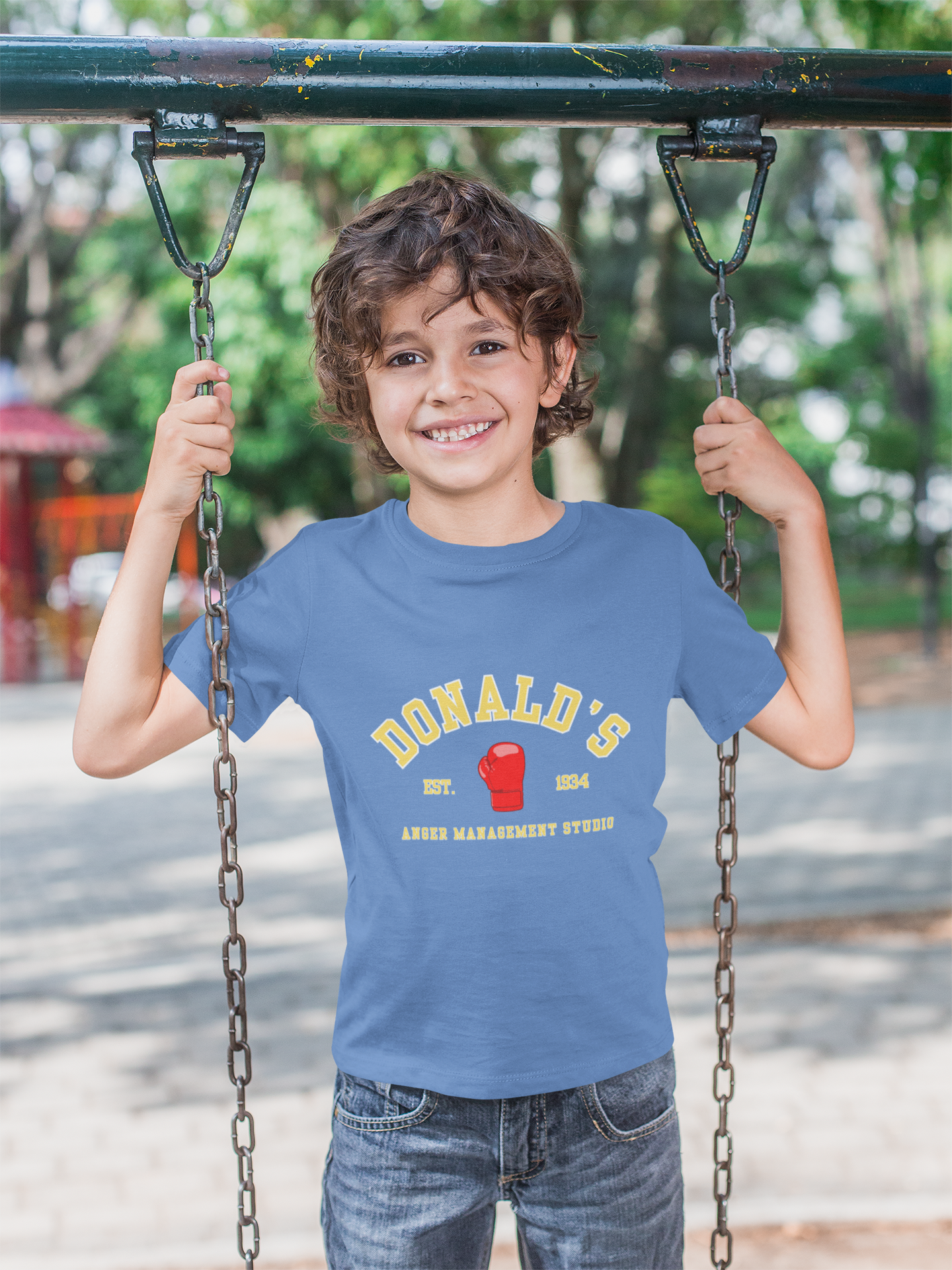 Youth Tee - Donald's Boxing Anger Management Studio - Disney - Comfort Colors Kids Tee