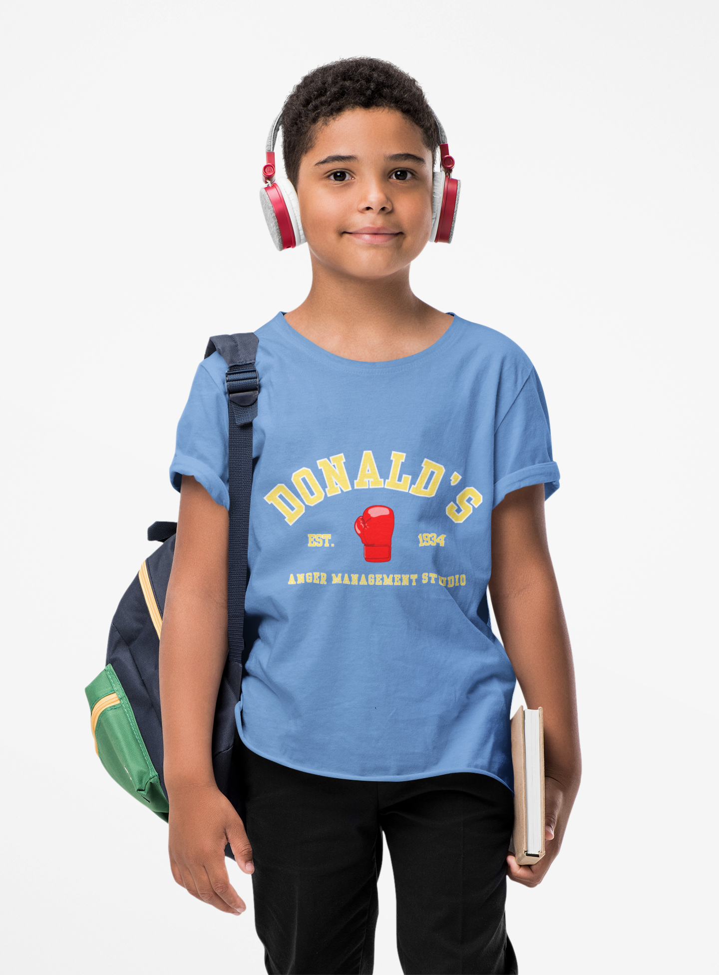 Youth Tee - Donald's Boxing Anger Management Studio - Disney - Comfort Colors Kids Tee