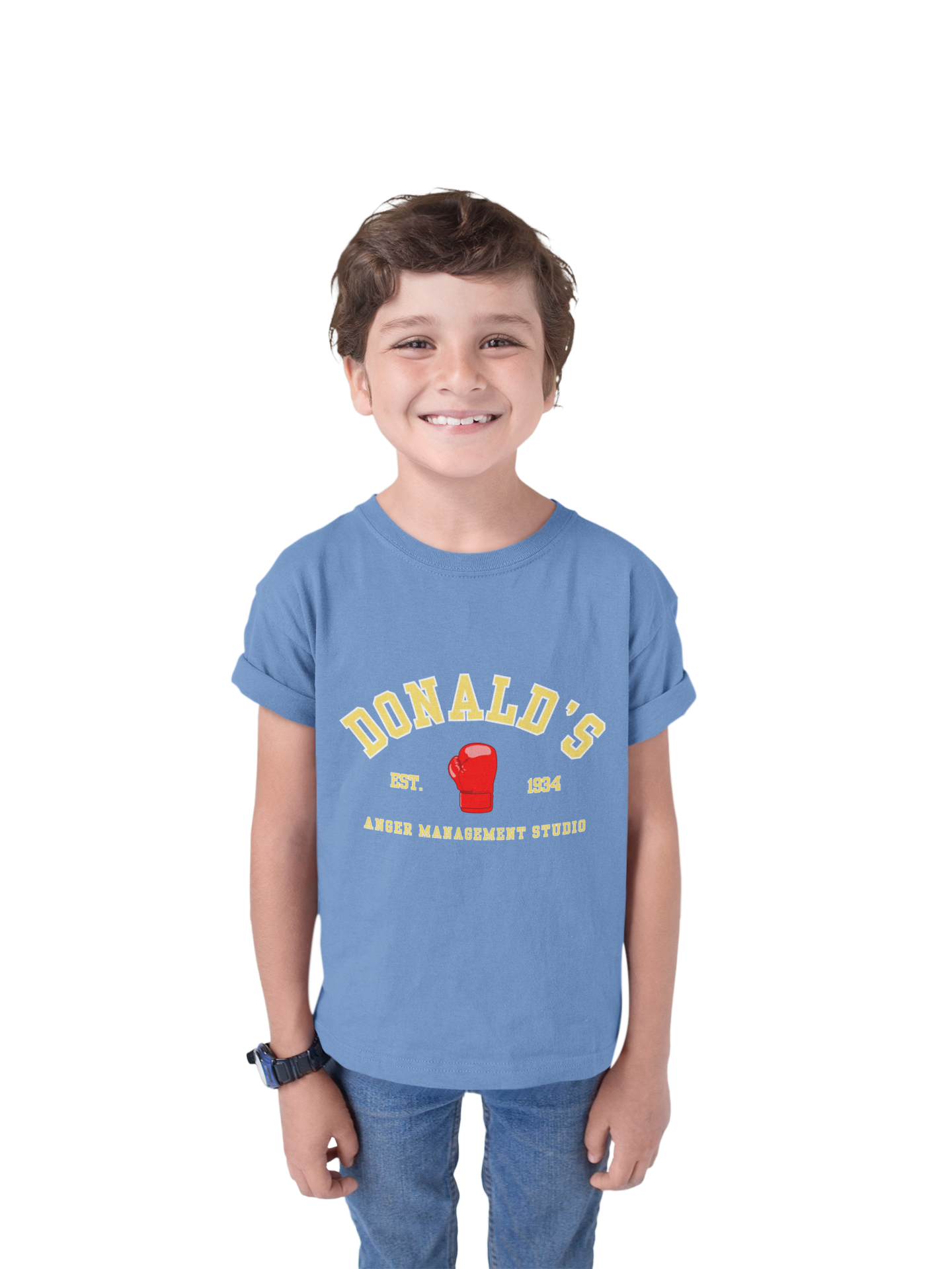 Youth Tee - Donald's Boxing Anger Management Studio - Disney - Comfort Colors Kids Tee