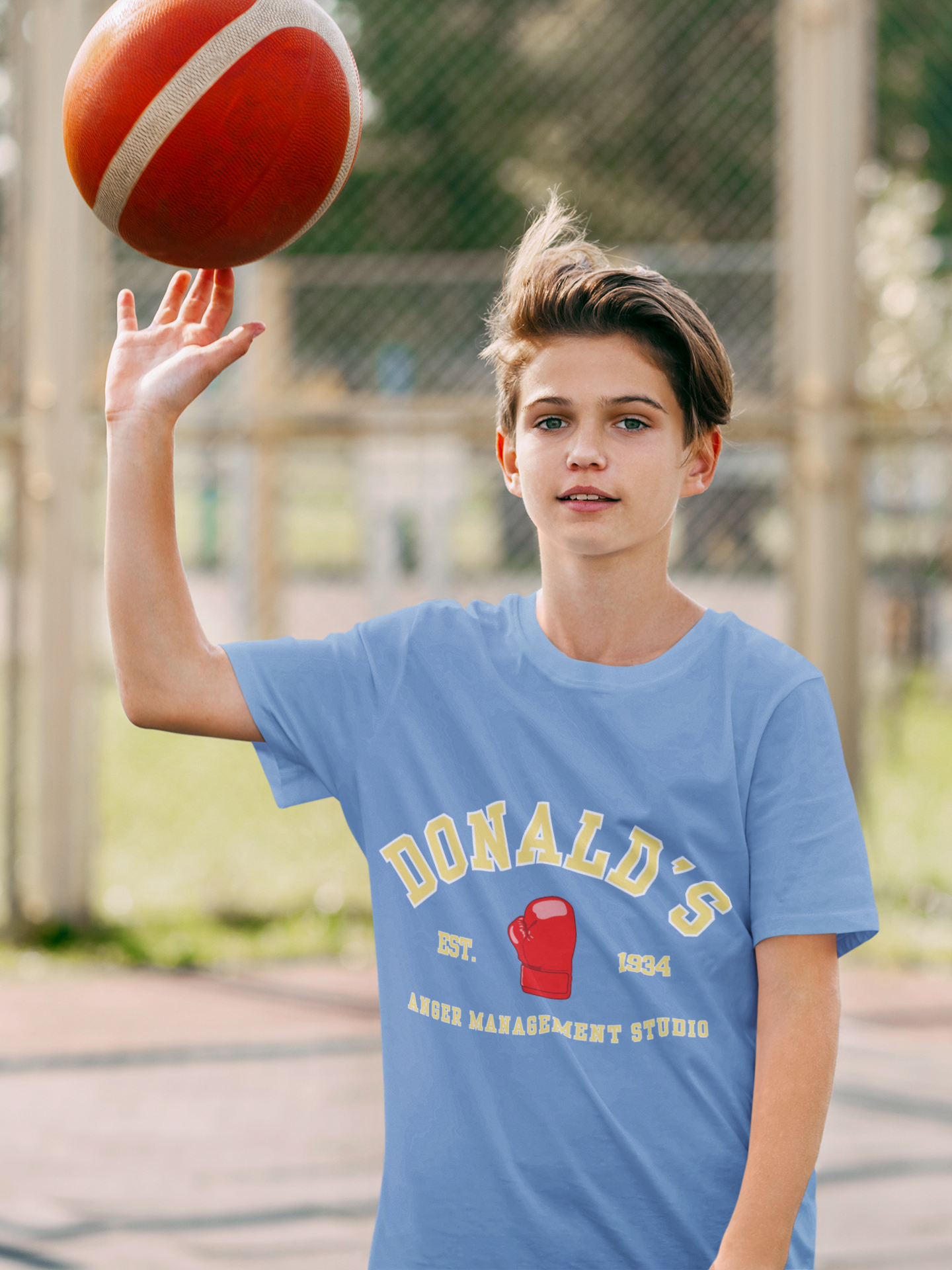 Youth Tee - Donald's Boxing Anger Management Studio - Disney - Comfort Colors Kids Tee