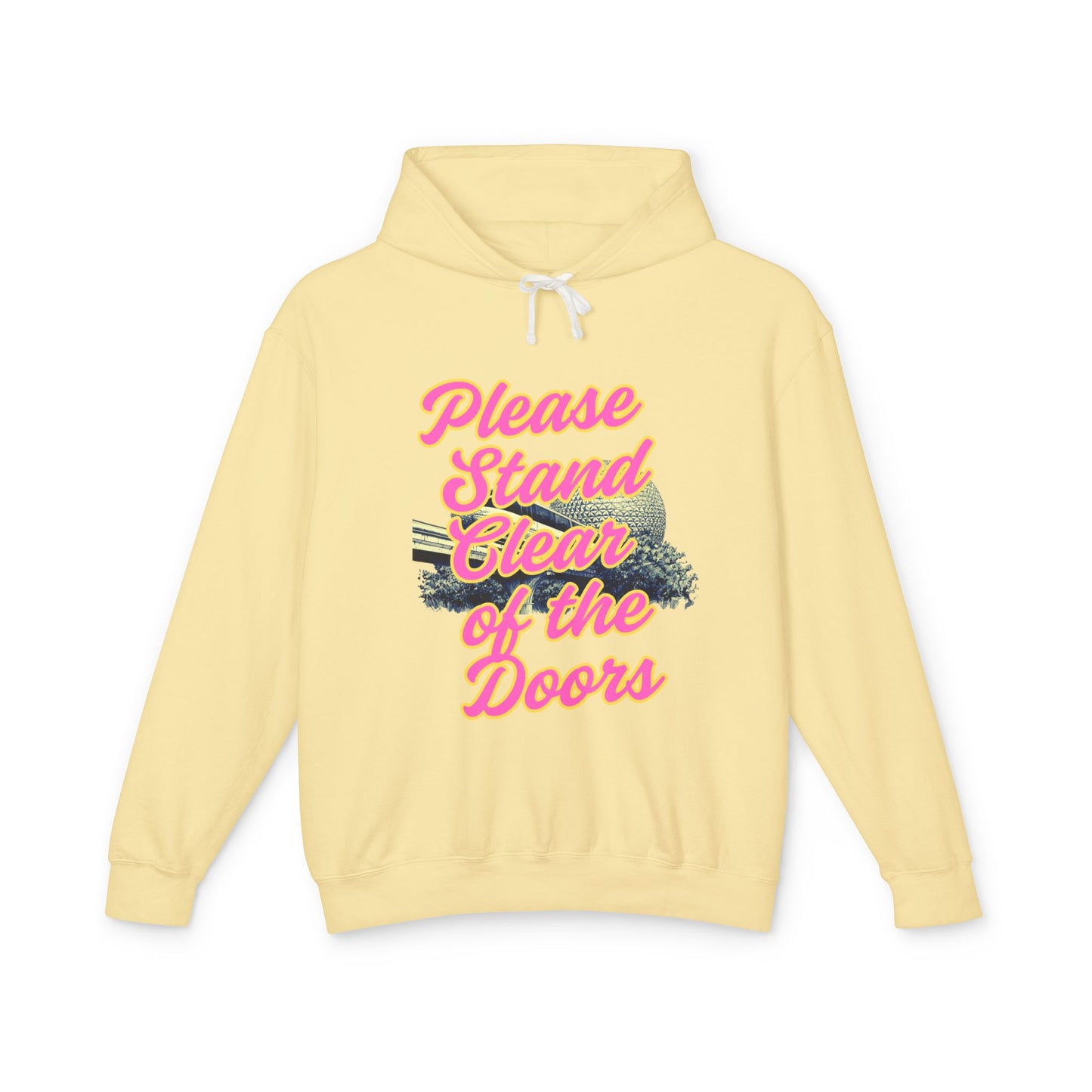 'Please Stand Clear of the Doors' - Hooded Epcot Sweatshirt