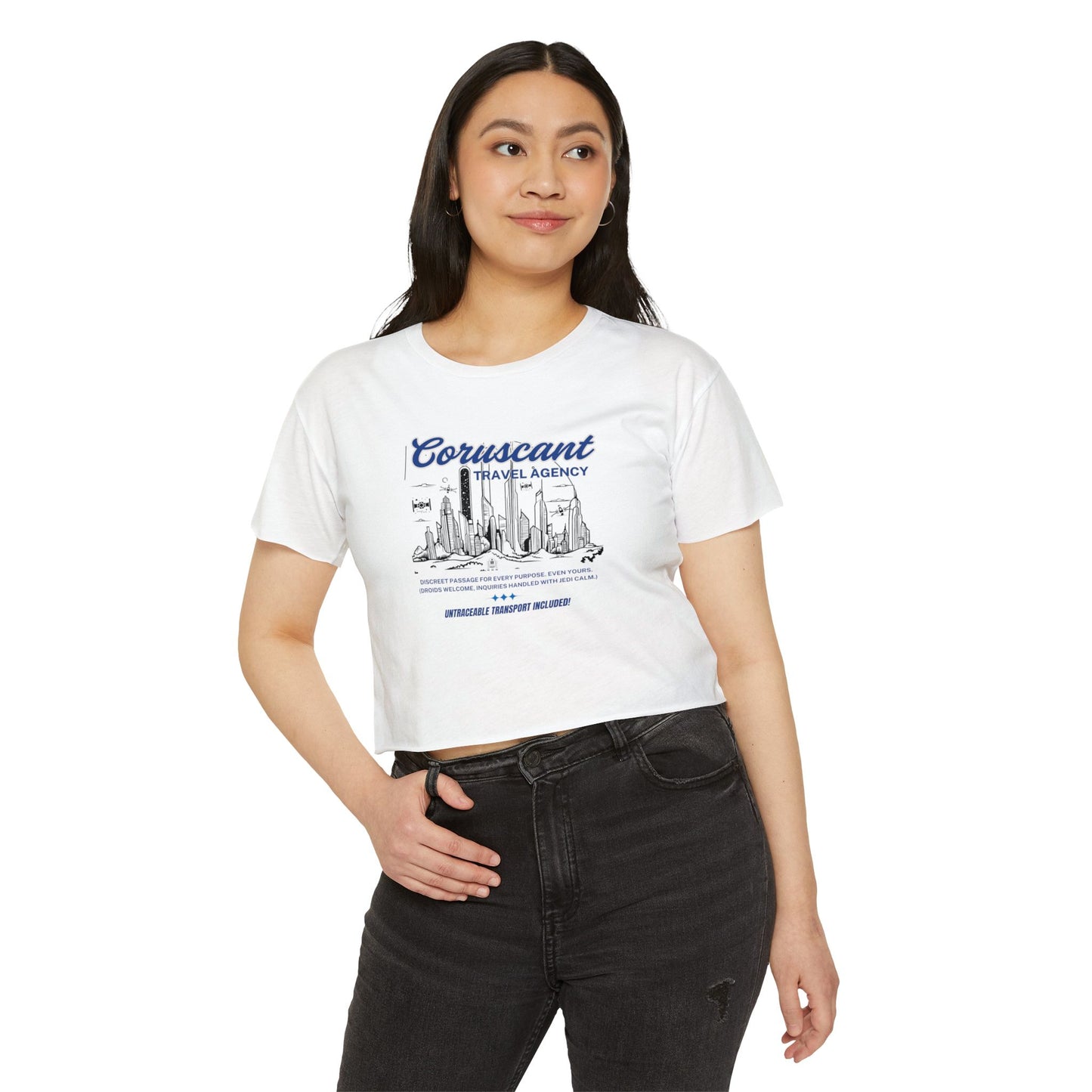 Women's Festival Crop Top - Star Wars Coruscant Travel Agency