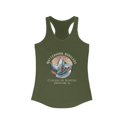 Racerback Tank - Vintage Matterhorn Bobsleds Disneyland Tee