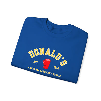 Donald's Anger Management Studio Crewneck Sweatshirt