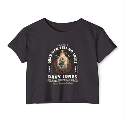 Crop Top Subtle Pirates of the Caribbean Davy Jones Women's Festival Tee