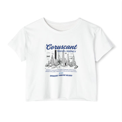 Women's Festival Crop Top - Star Wars Coruscant Travel Agency