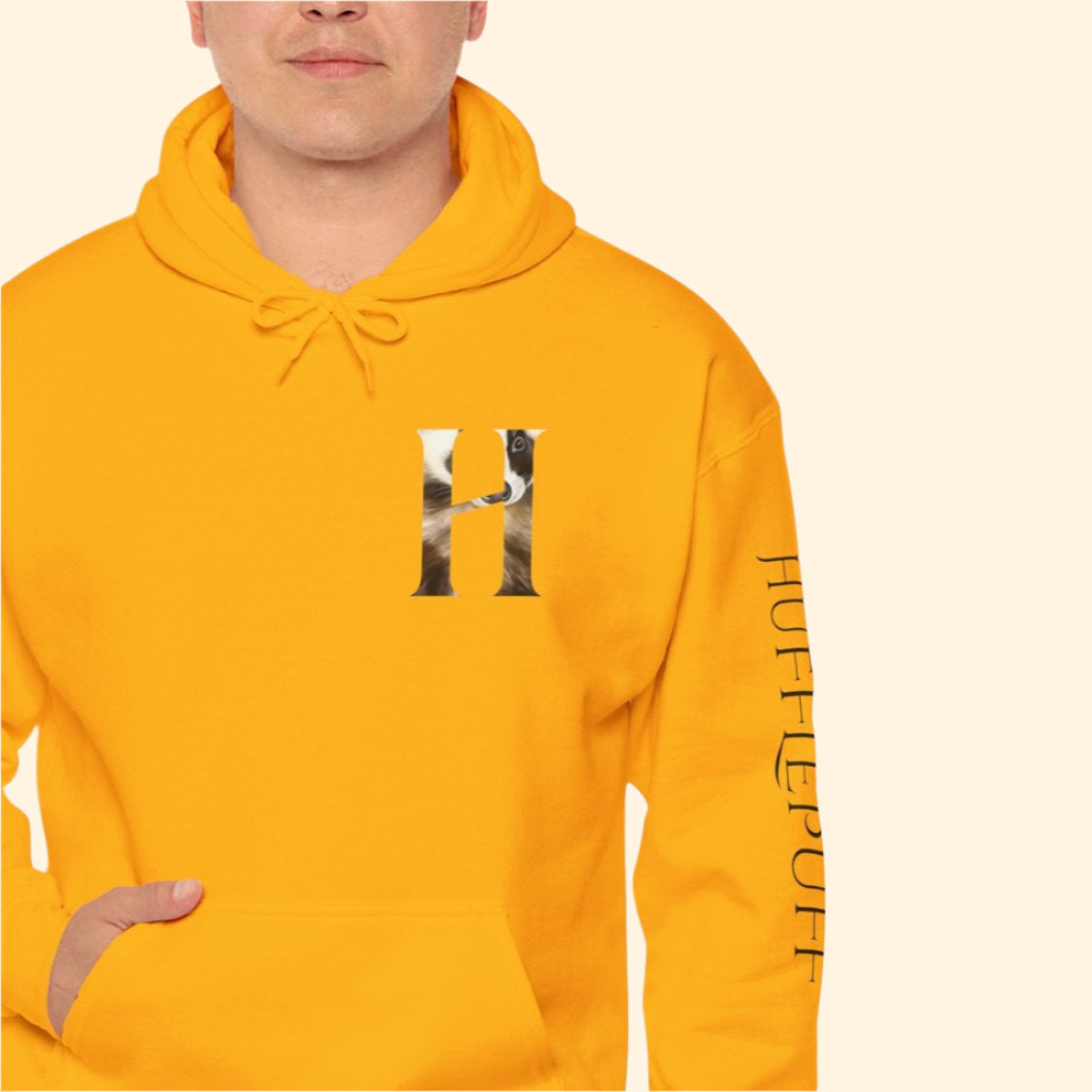 hufflepuff gold hoodie unisex